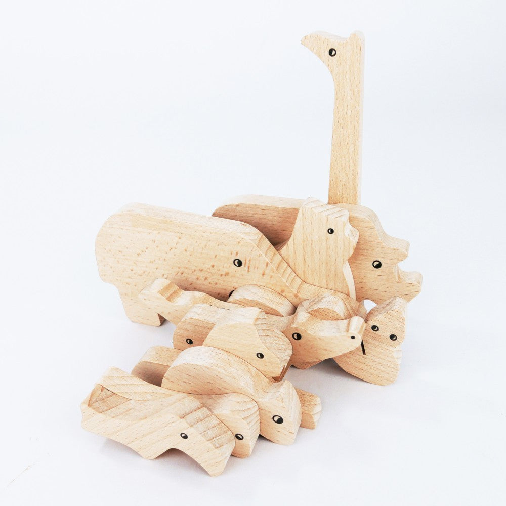 Dwustronne puzzle dżungla