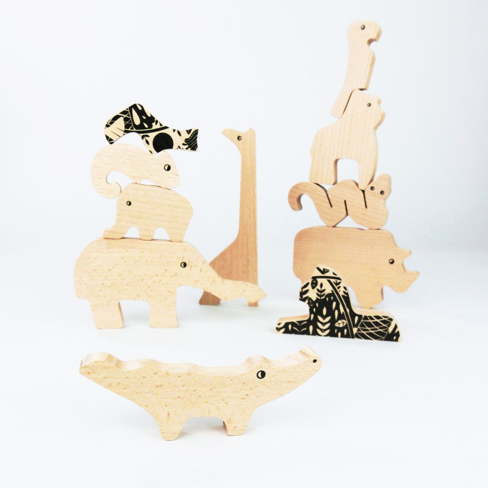 Dwustronne puzzle dżungla