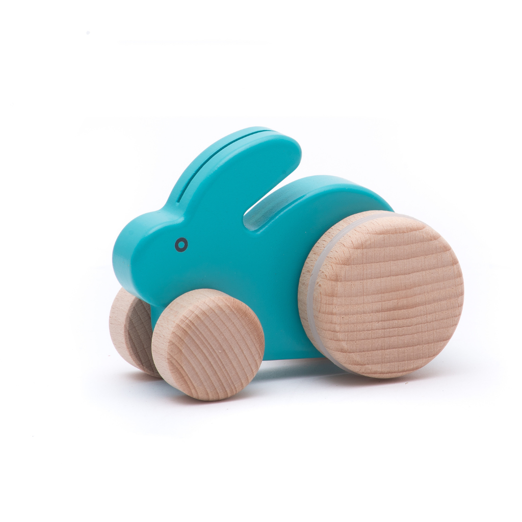 Wooden little rabbit (jumping)