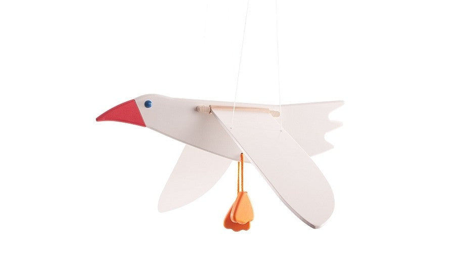 Fliegende Möwe zum Aufhängen - bewegliche Flügel