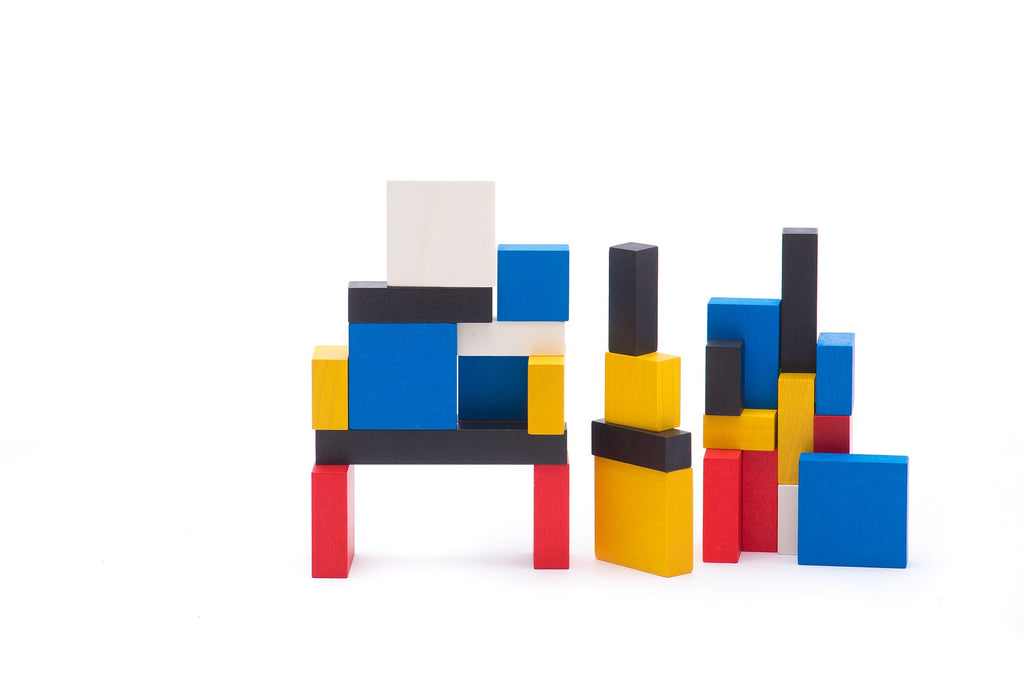Mondrian Set – 96 Bauklötze
