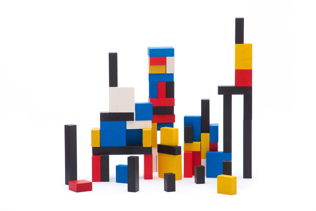 Mondrian Set – 96 Bauklötze