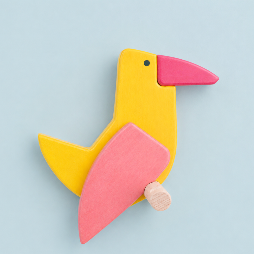 Yellow bird hanger