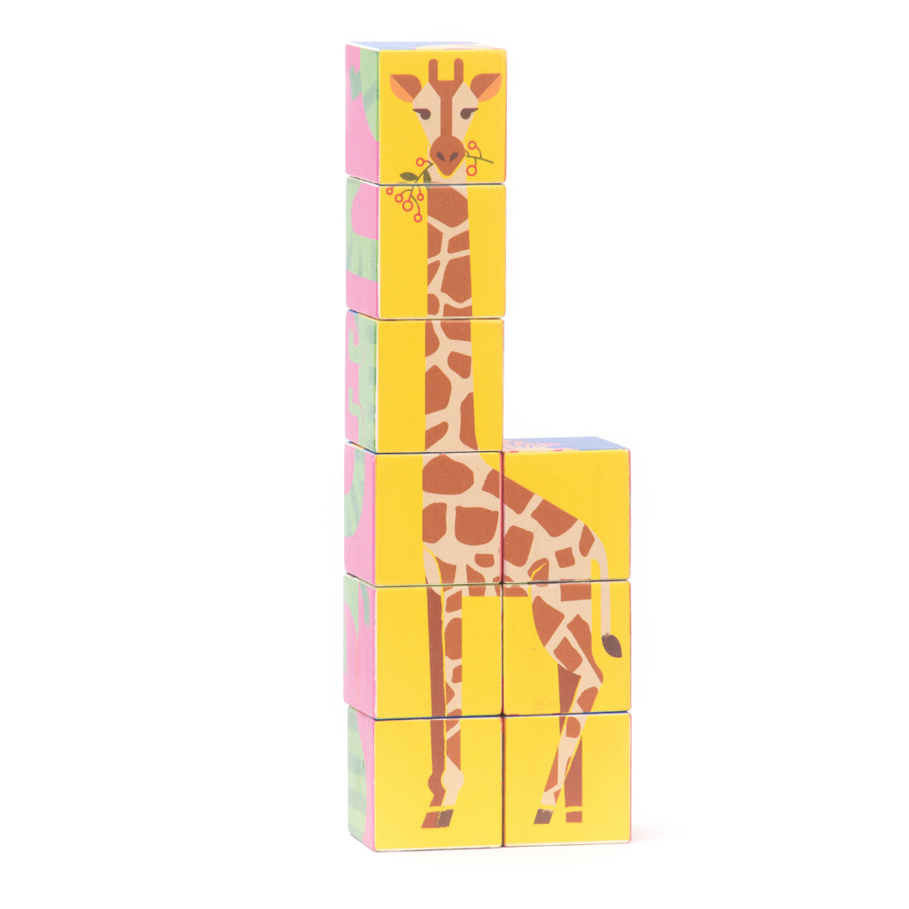 Zoo klocki - 6 zwierzątek