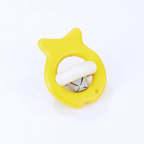 Wooden fish - rattle with a bell