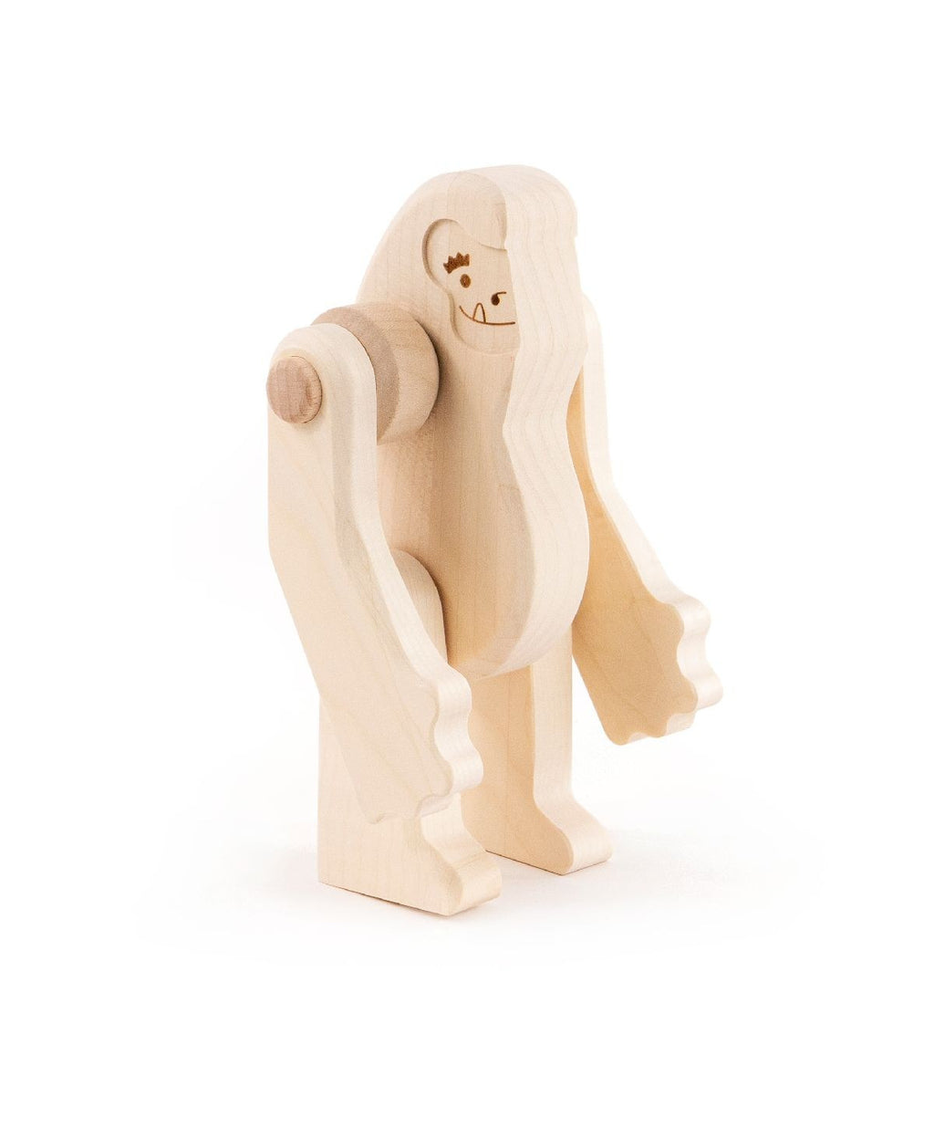 Yeti drewniana figurka