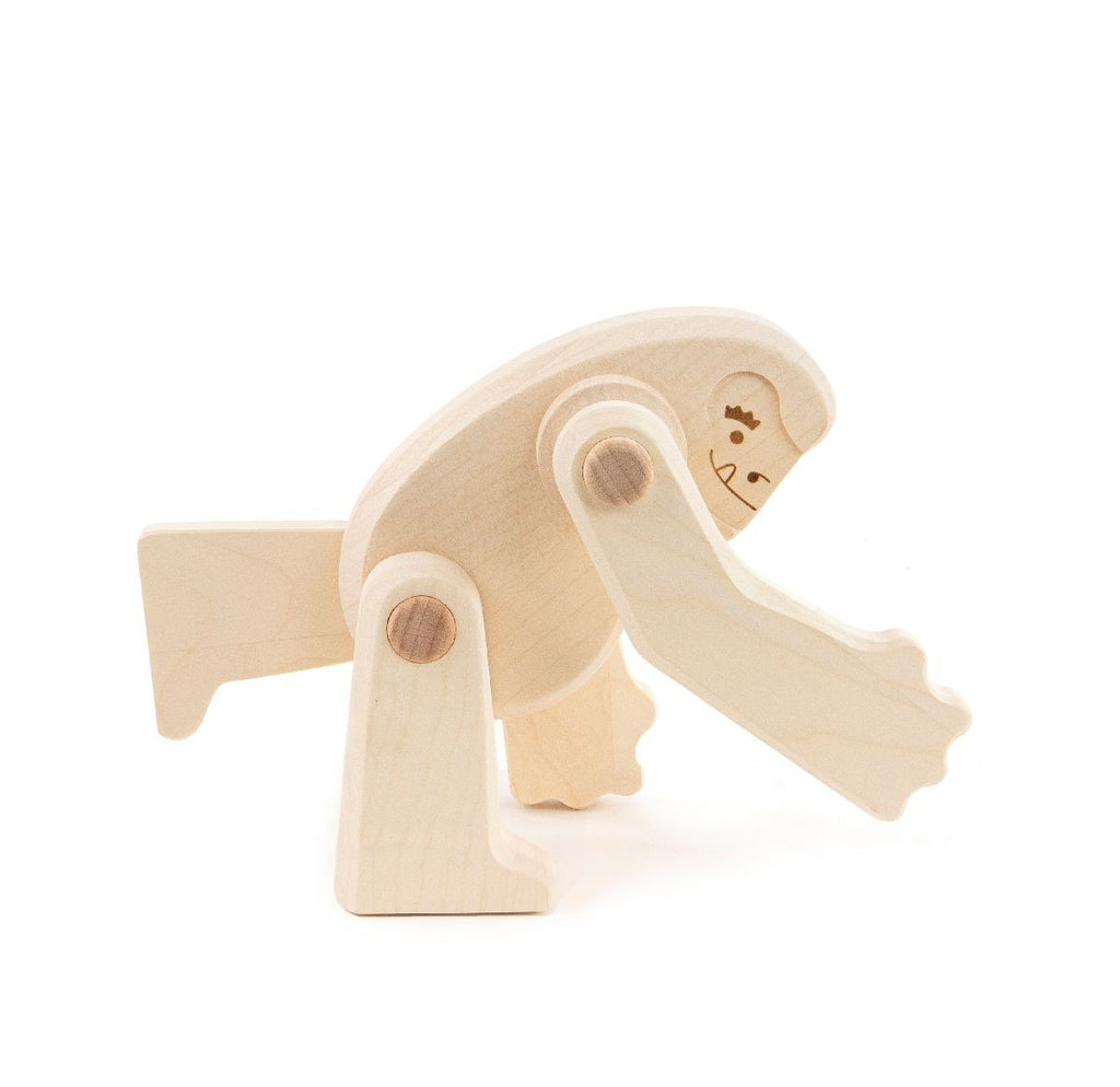 Yeti drewniana figurka