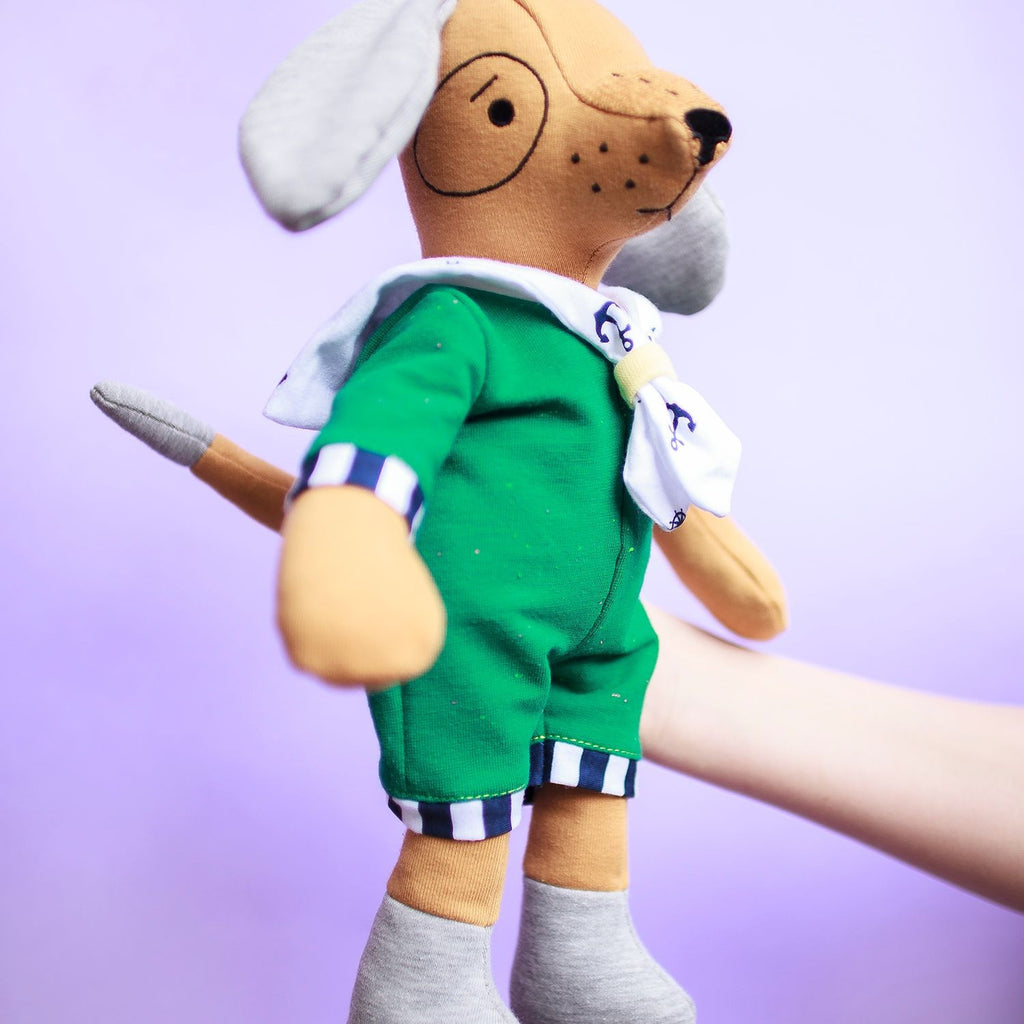 Plush dog Teri