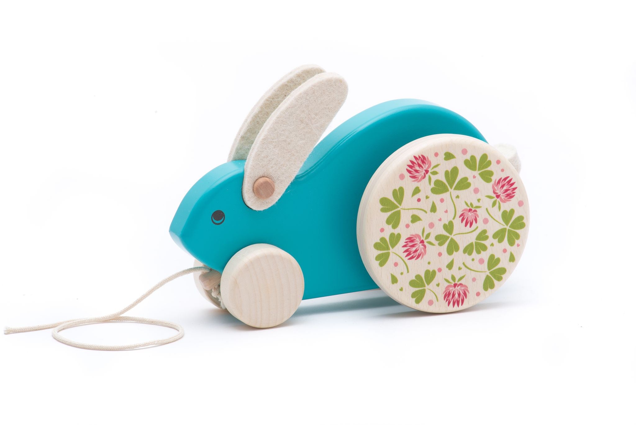 Large wooden rabbit (jumping)