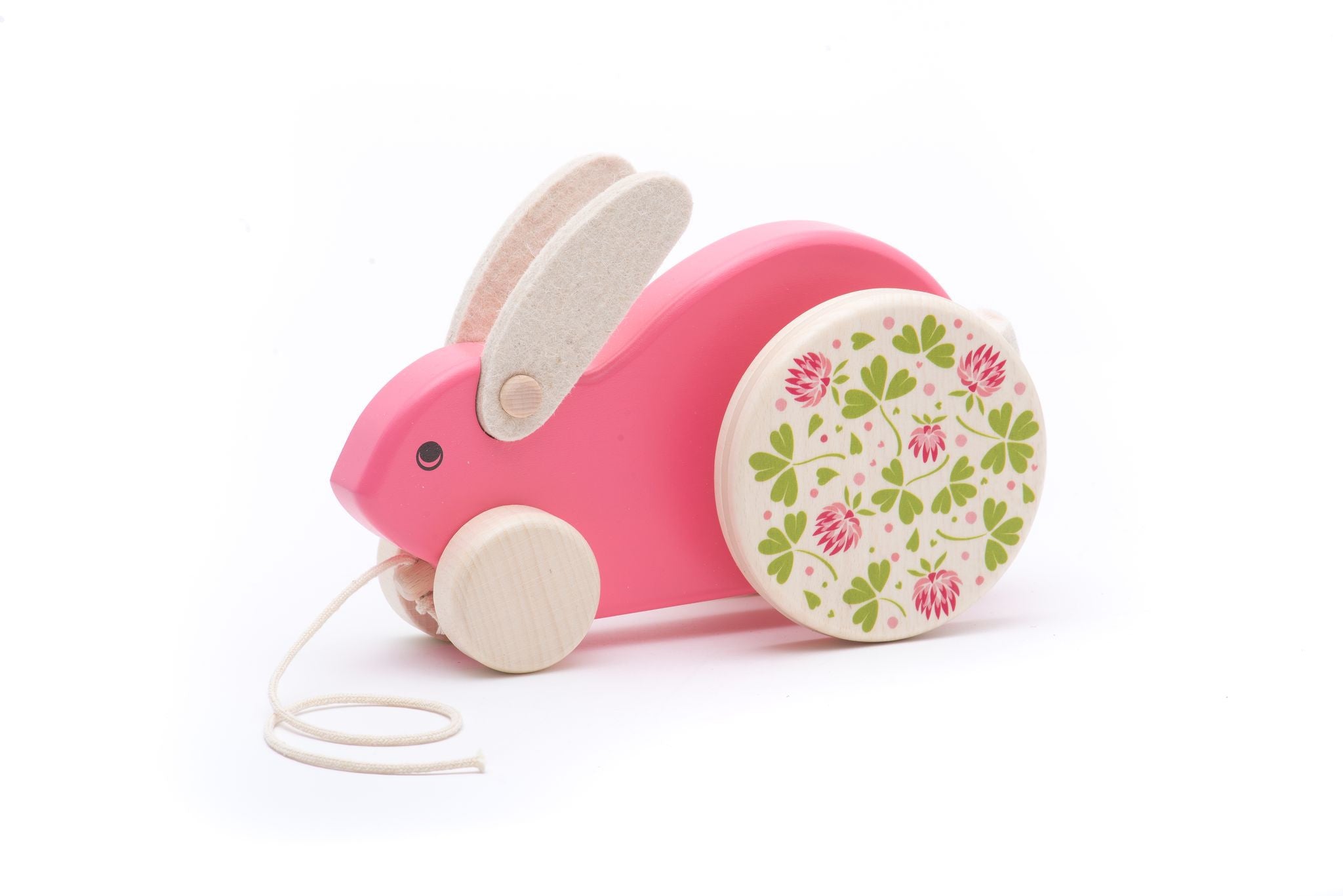 Large wooden rabbit (jumping)