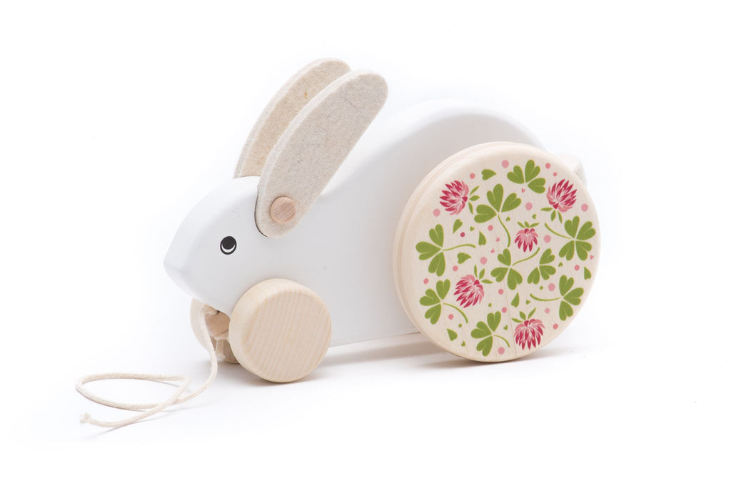 Large wooden rabbit (jumping)