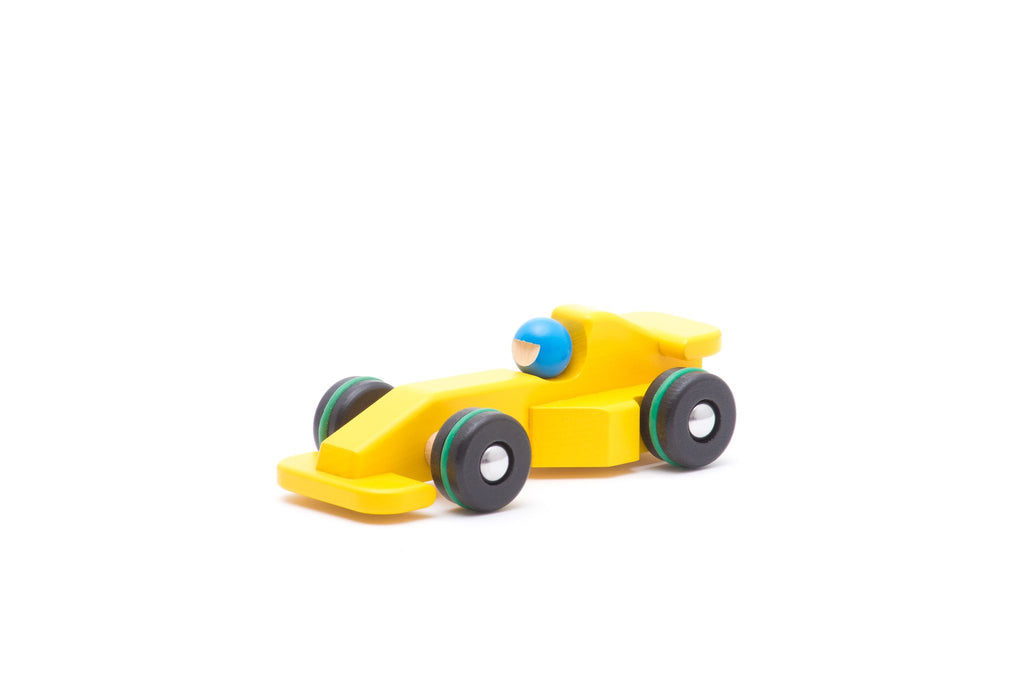 Rennwagen groß mit Fahrer