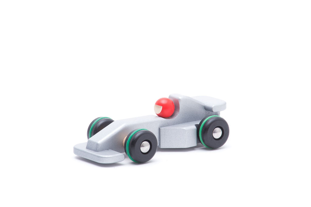 Rennwagen groß mit Fahrer