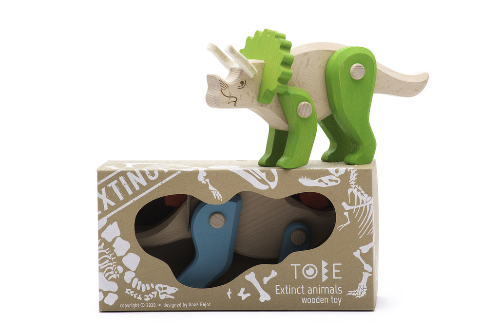 Triceratops - ruchoma figurka