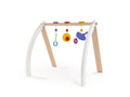 Wooden arch with toys - children's gym
