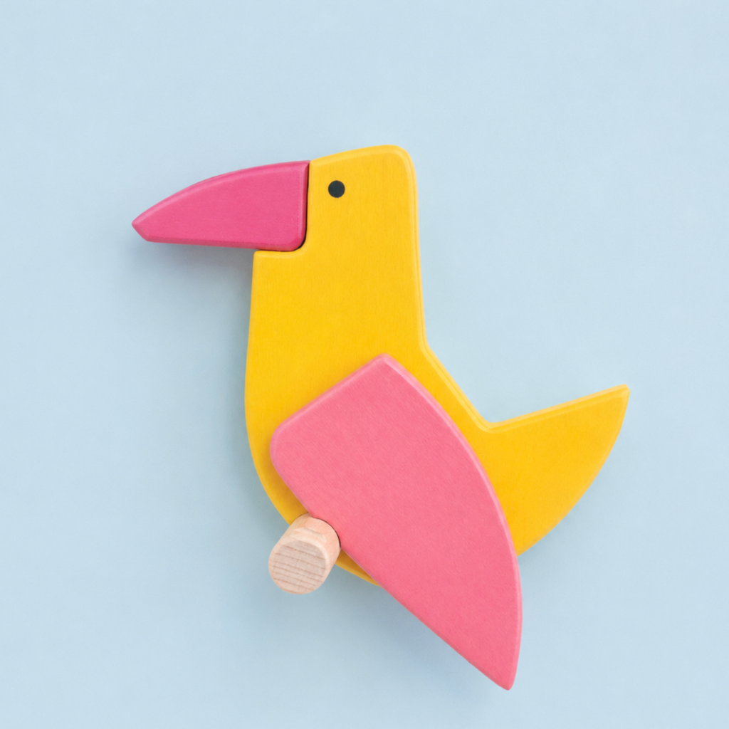 Yellow bird hanger