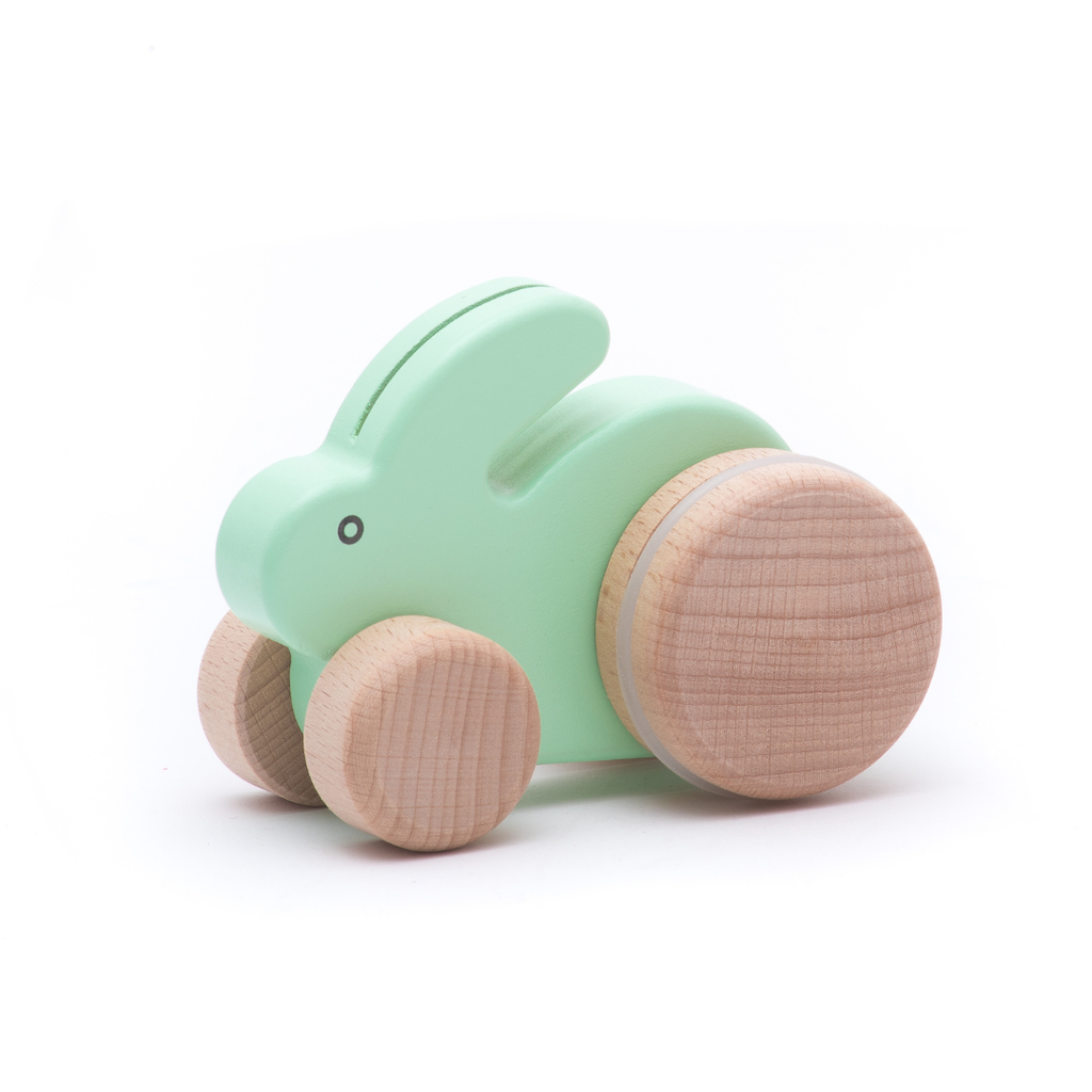 Wooden little rabbit (jumping)