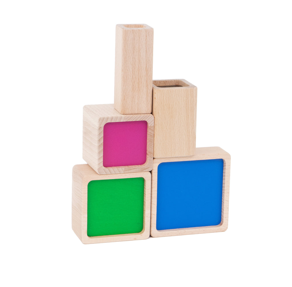 Quadratische Pyramide - sensorische Rassel