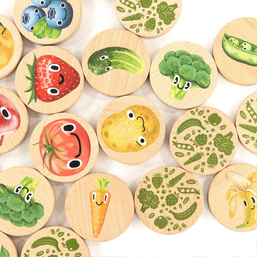Memo Fruits and Vegetables XXL