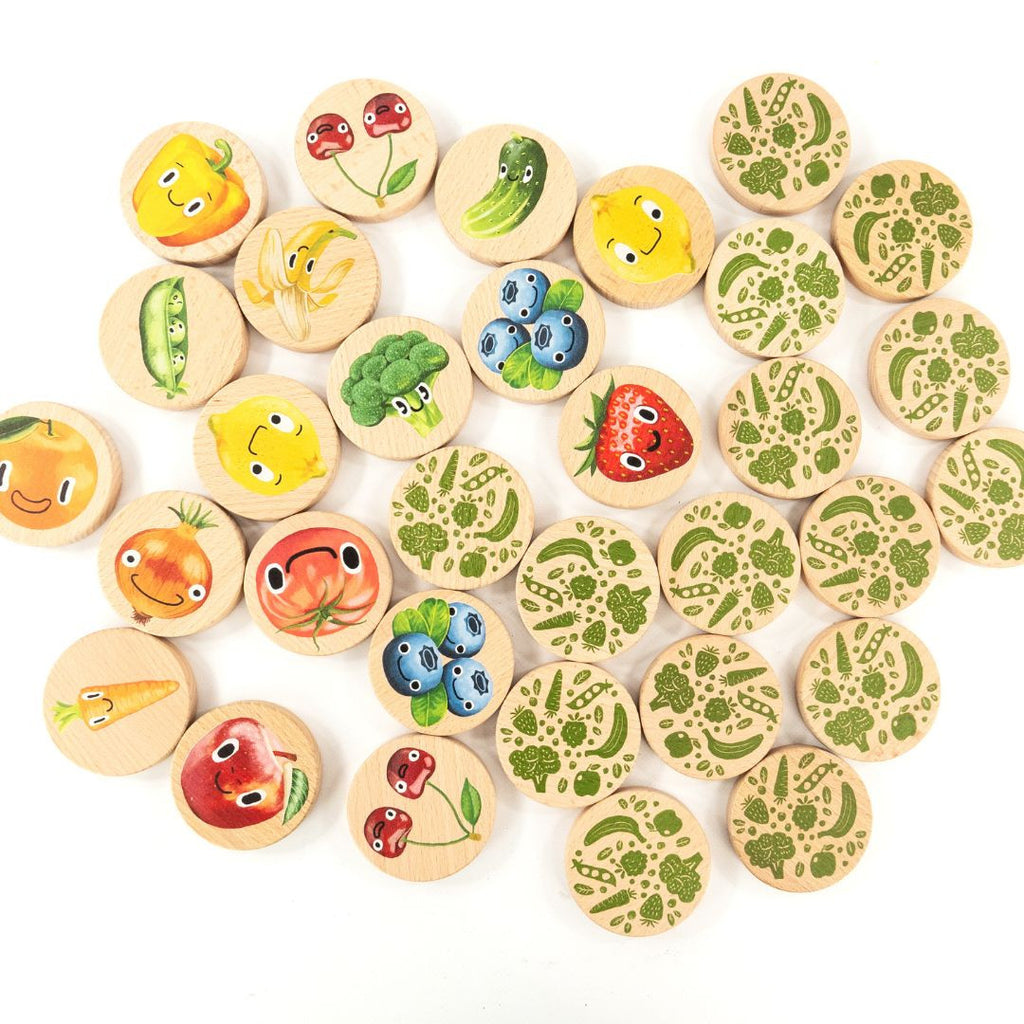 Memo Fruits and Vegetables XXL