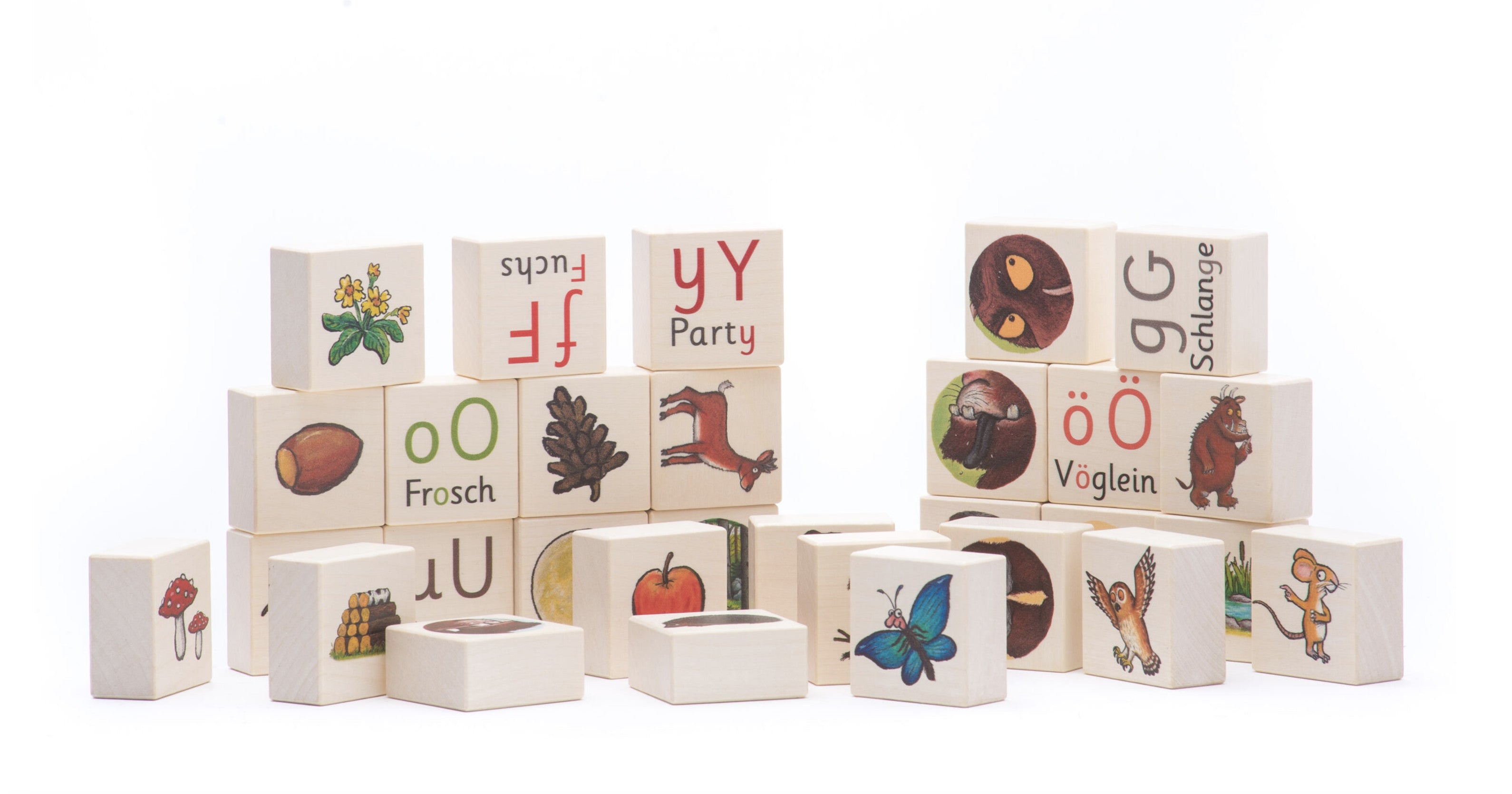 Gruffalo alfabet w języku niemieckiego