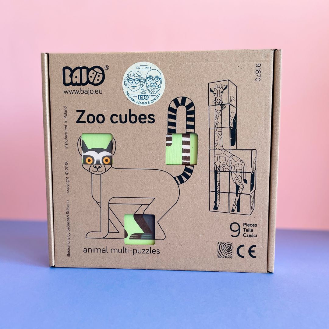 Zoo klocki - 6 zwierzątek