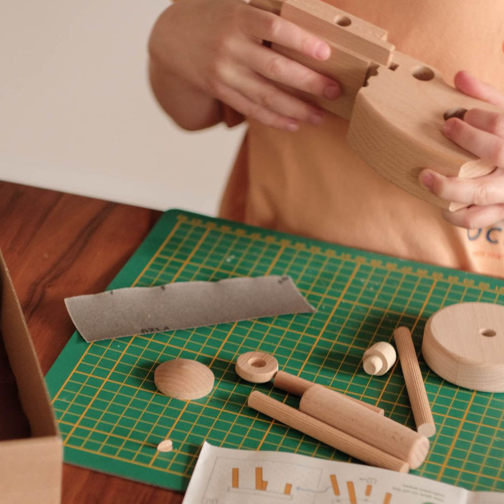 Holztraktor – mach ihn selbst!