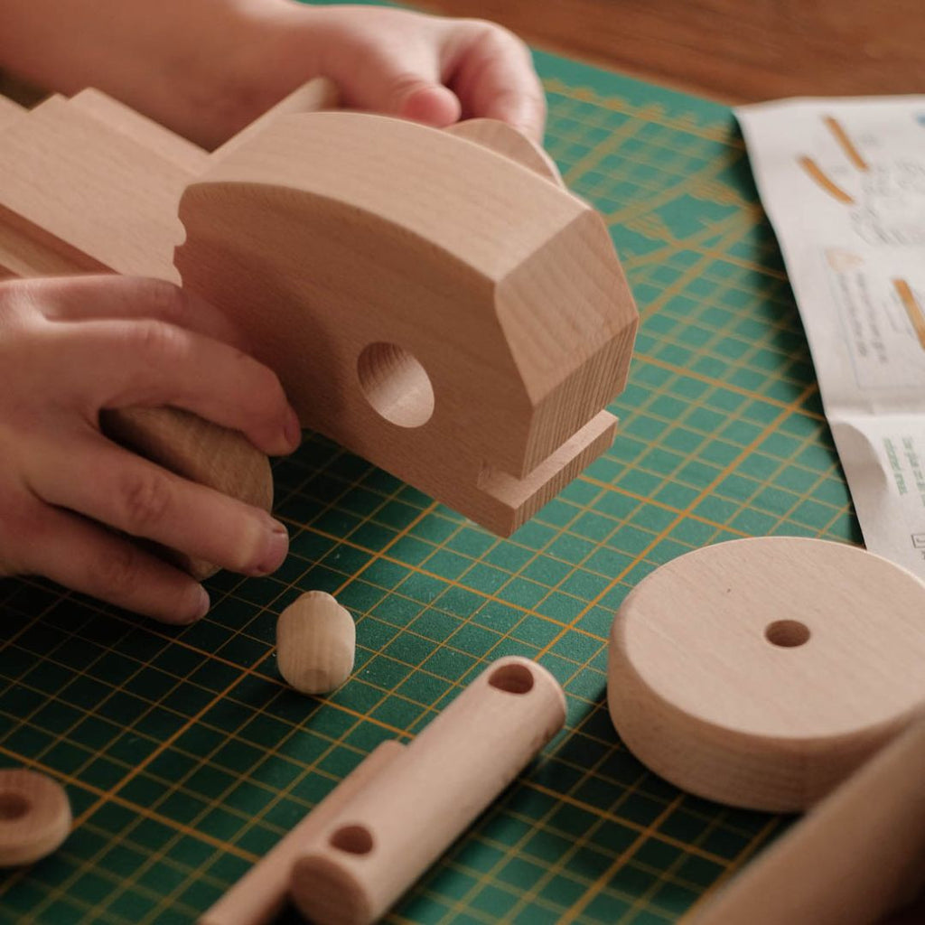 Holztraktor – mach ihn selbst!