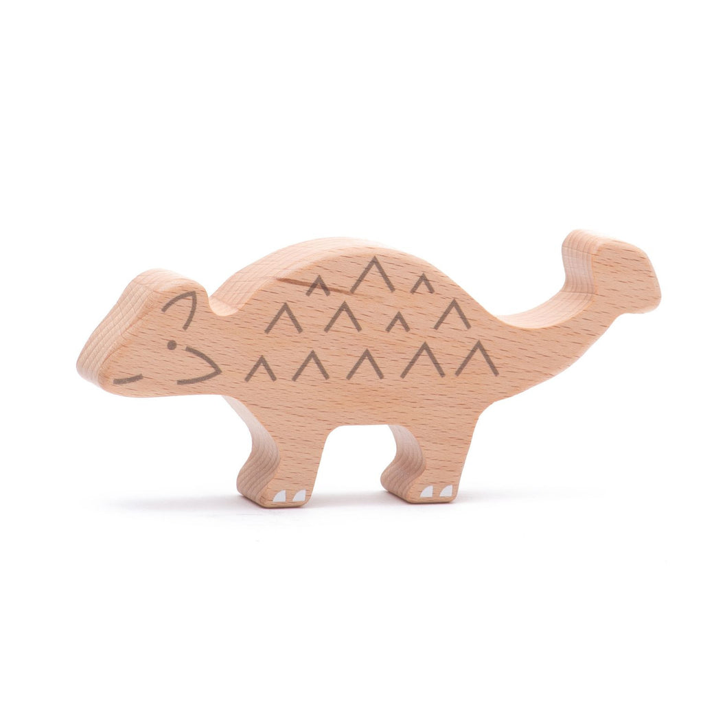 Drewniane figurki dinozaurów - 10 elementów