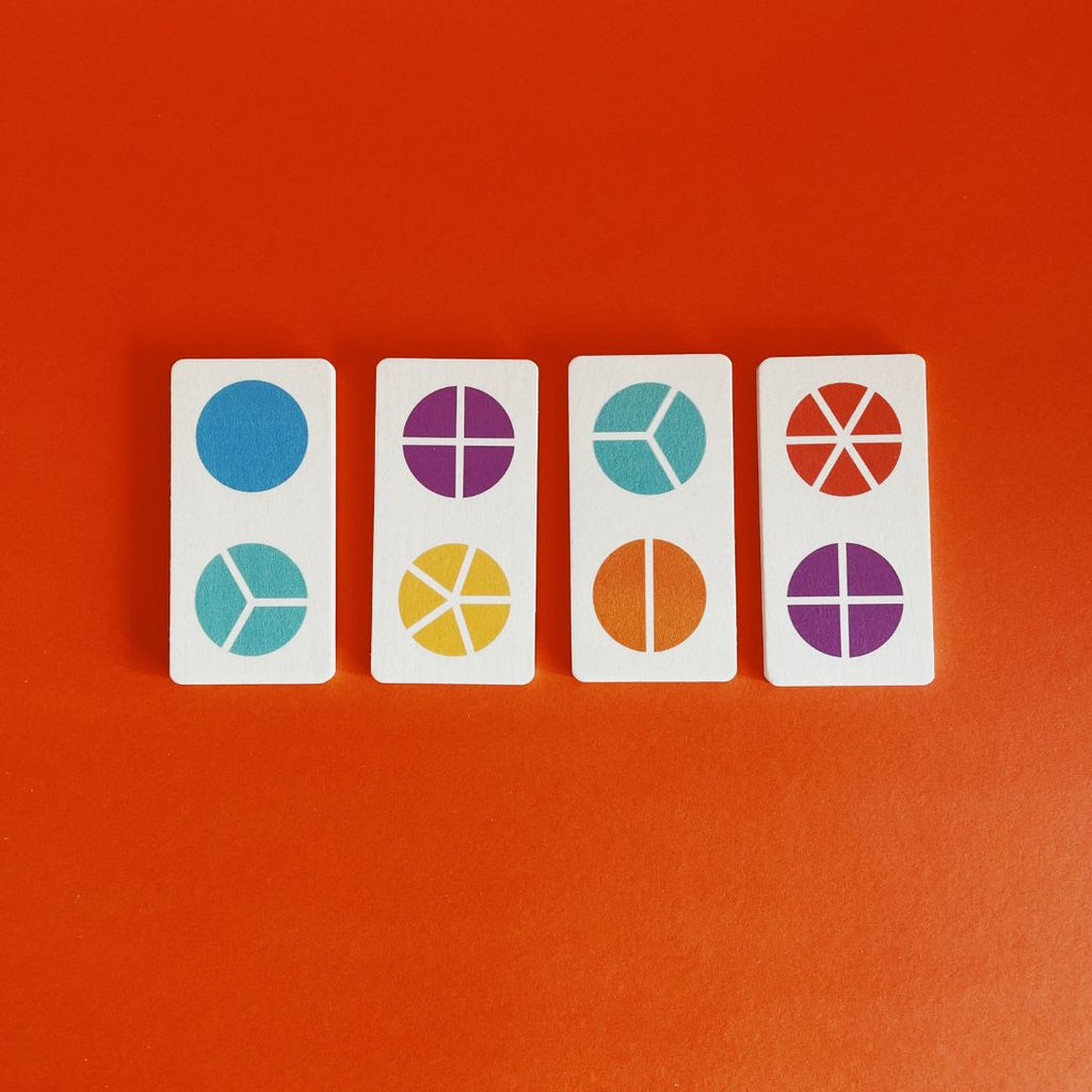 Klassisches Domino - Bruchrechnung lernen