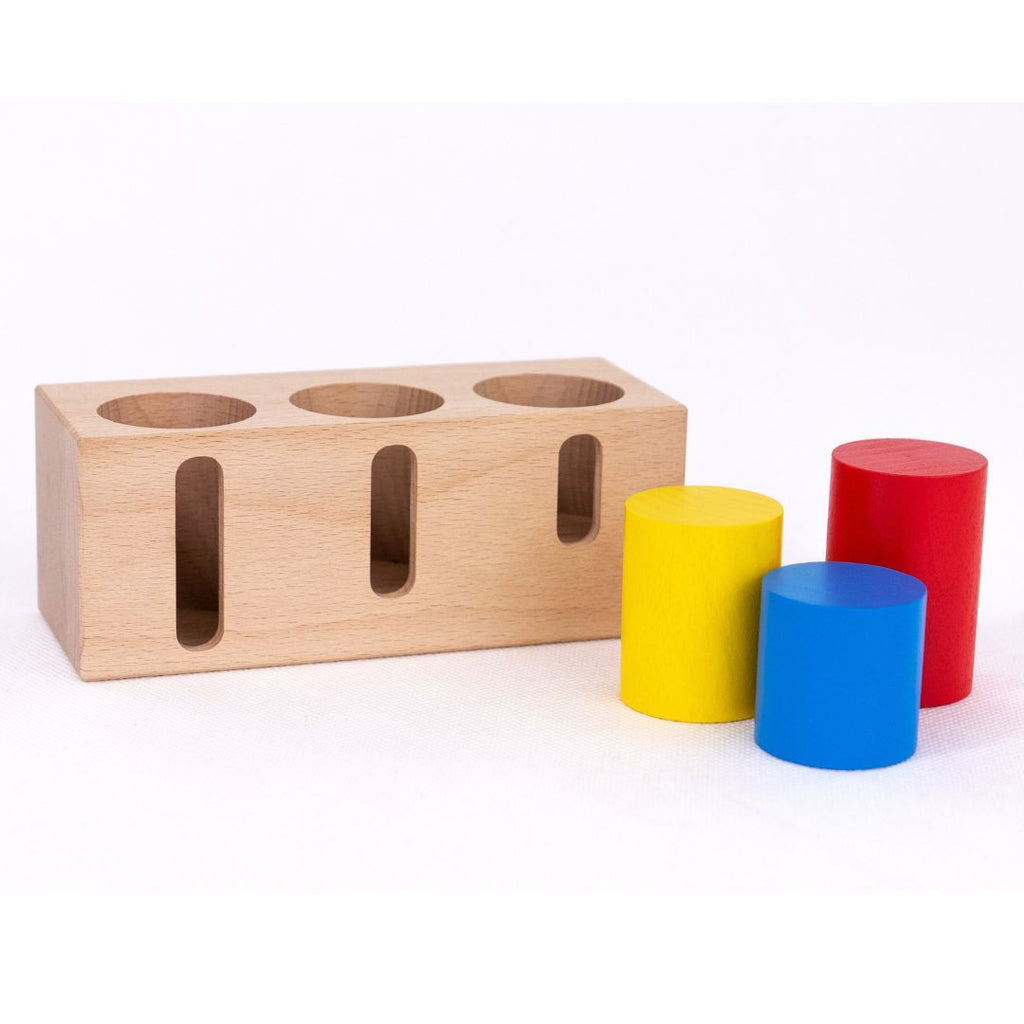 Deep-shallow sorter (Montessori toy)