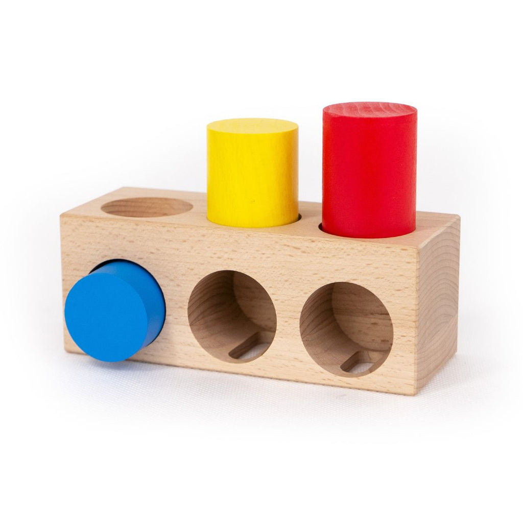 Deep-shallow sorter (Montessori toy)