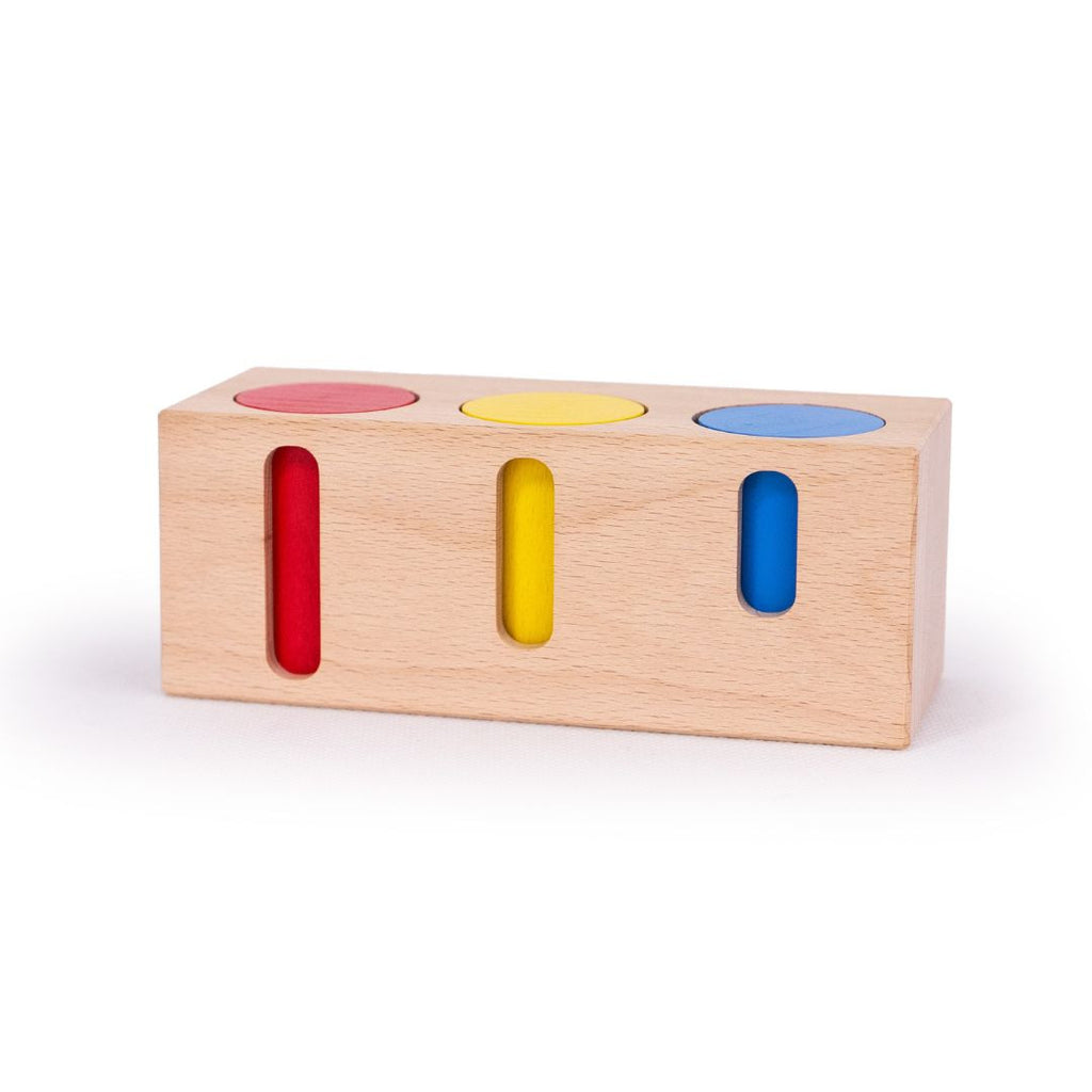 Deep-shallow sorter (Montessori toy)