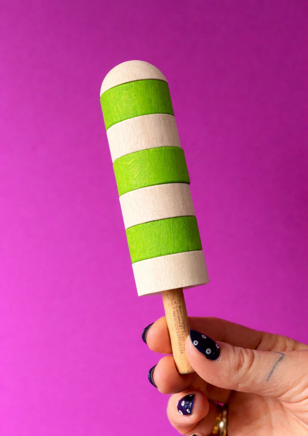 Wooden popsicle