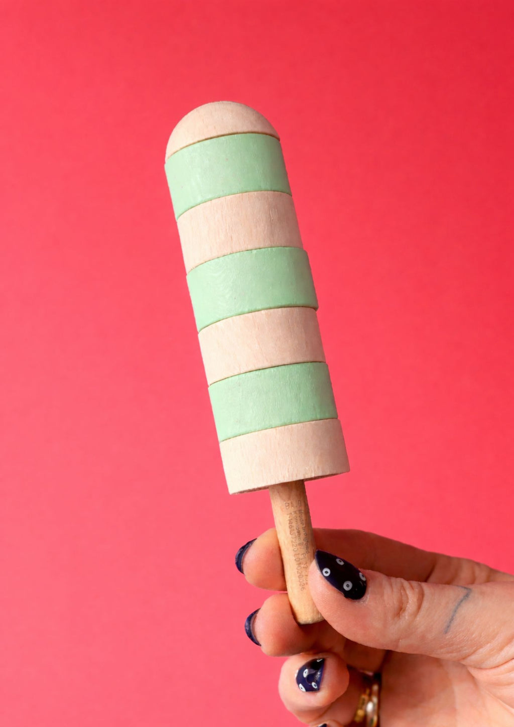 Wooden popsicle