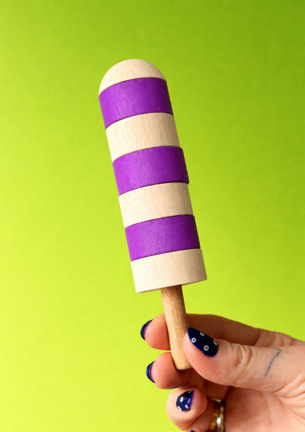Wooden popsicle