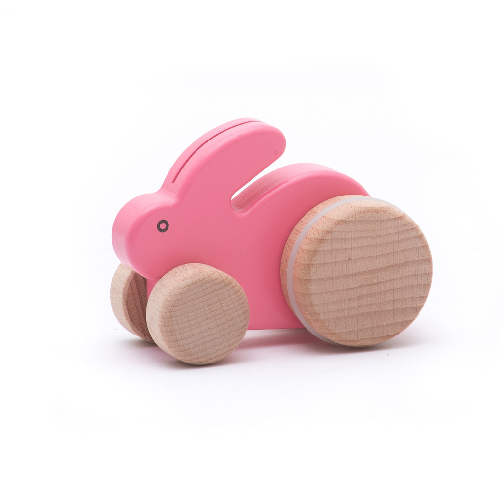 Wooden little rabbit (jumping)