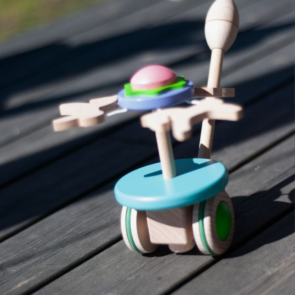 Carousel with ponies - a push toy