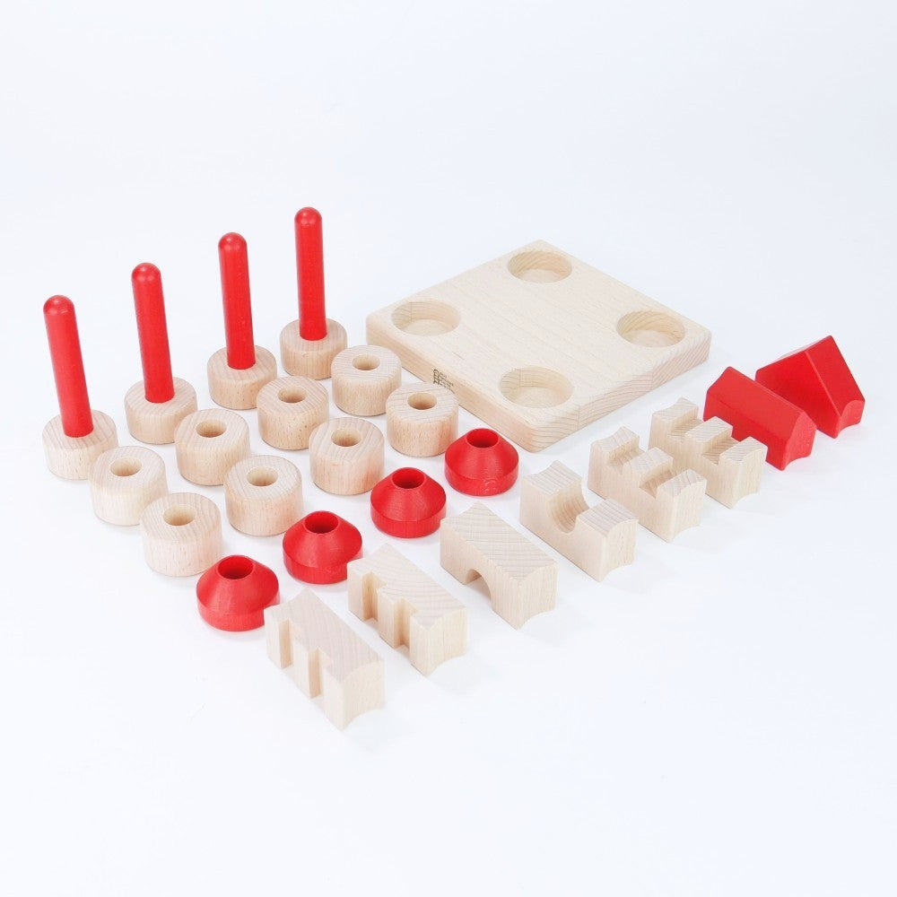 Self-assembly castle - 25 elements