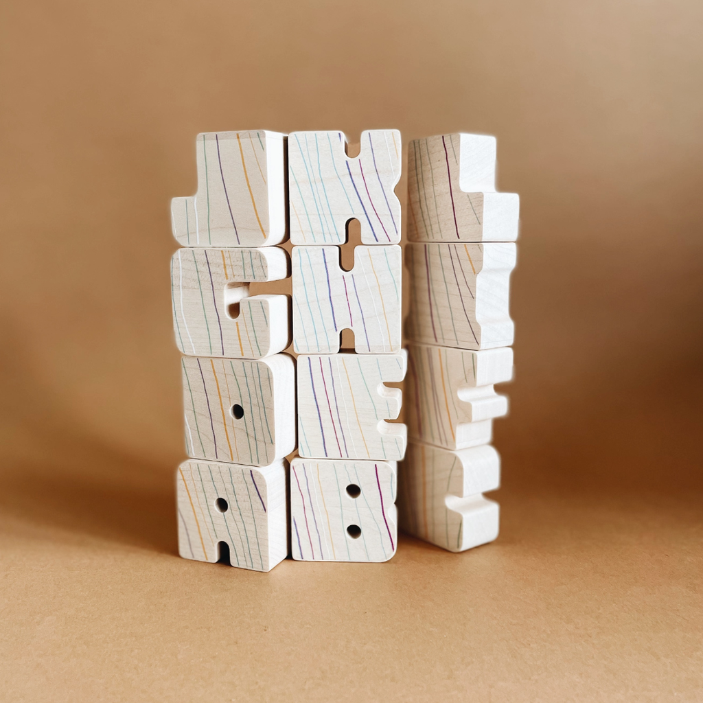 Alpha blocks - wooden alphabet
