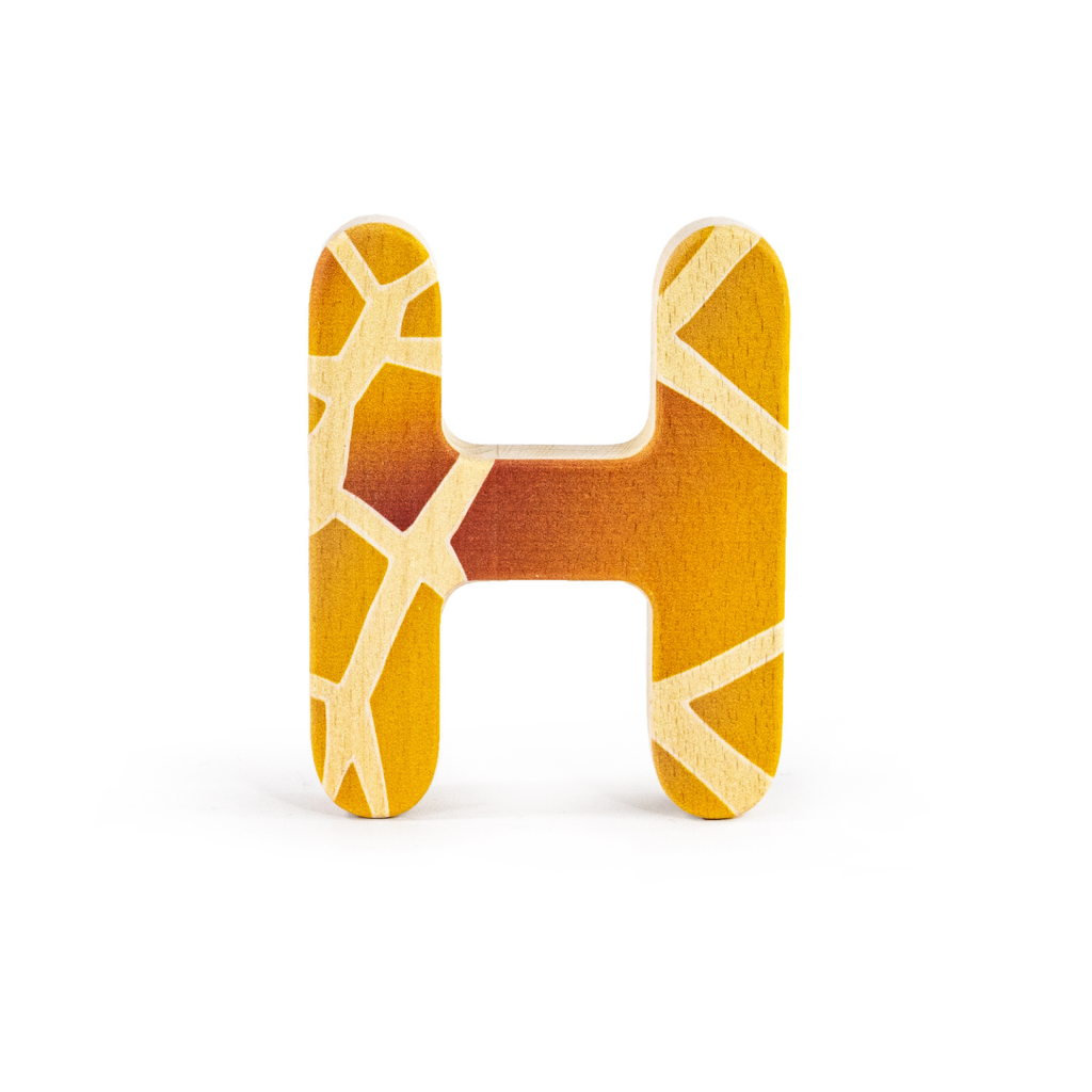 Holzbuchstaben mit Bildern