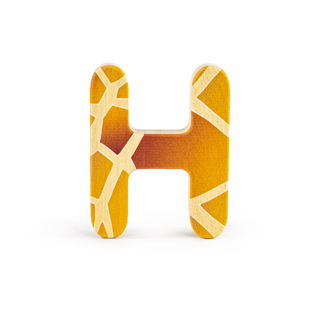 Holzbuchstaben mit Bildern